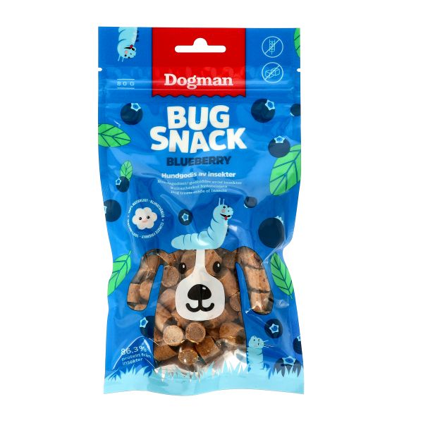 Dogman Bug Snack Blueberry