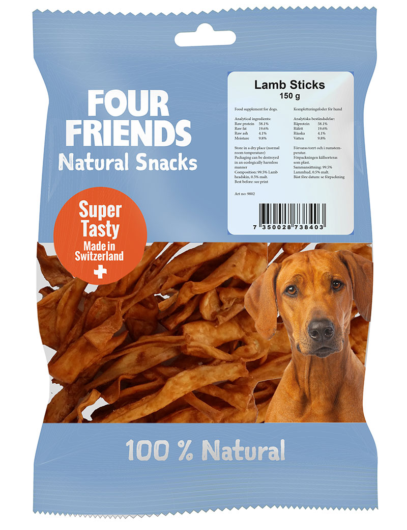 Four Friends Natural Snacks Lamb Stick 