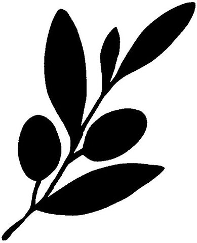 Dies  Reprint -Olive Branch - 64 x 40 mm