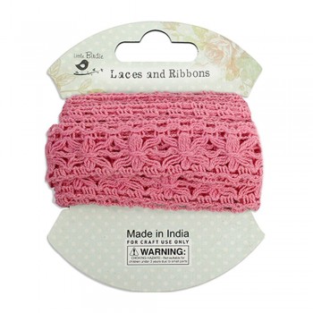 Spets Rosa 2cm bred