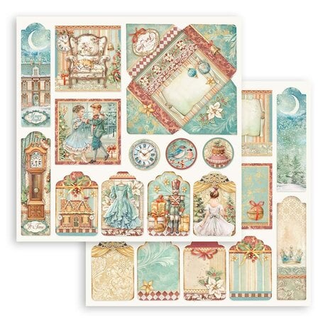 Scrapbooking Pad 10 sheets cm 30,5x30,5 (12"x12") - The Nutcracker  - 6