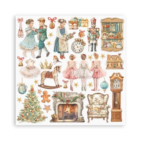 Scrapbooking Pad 10 sheets cm 30,5x30,5 (12"x12") - The Nutcracker  - 9