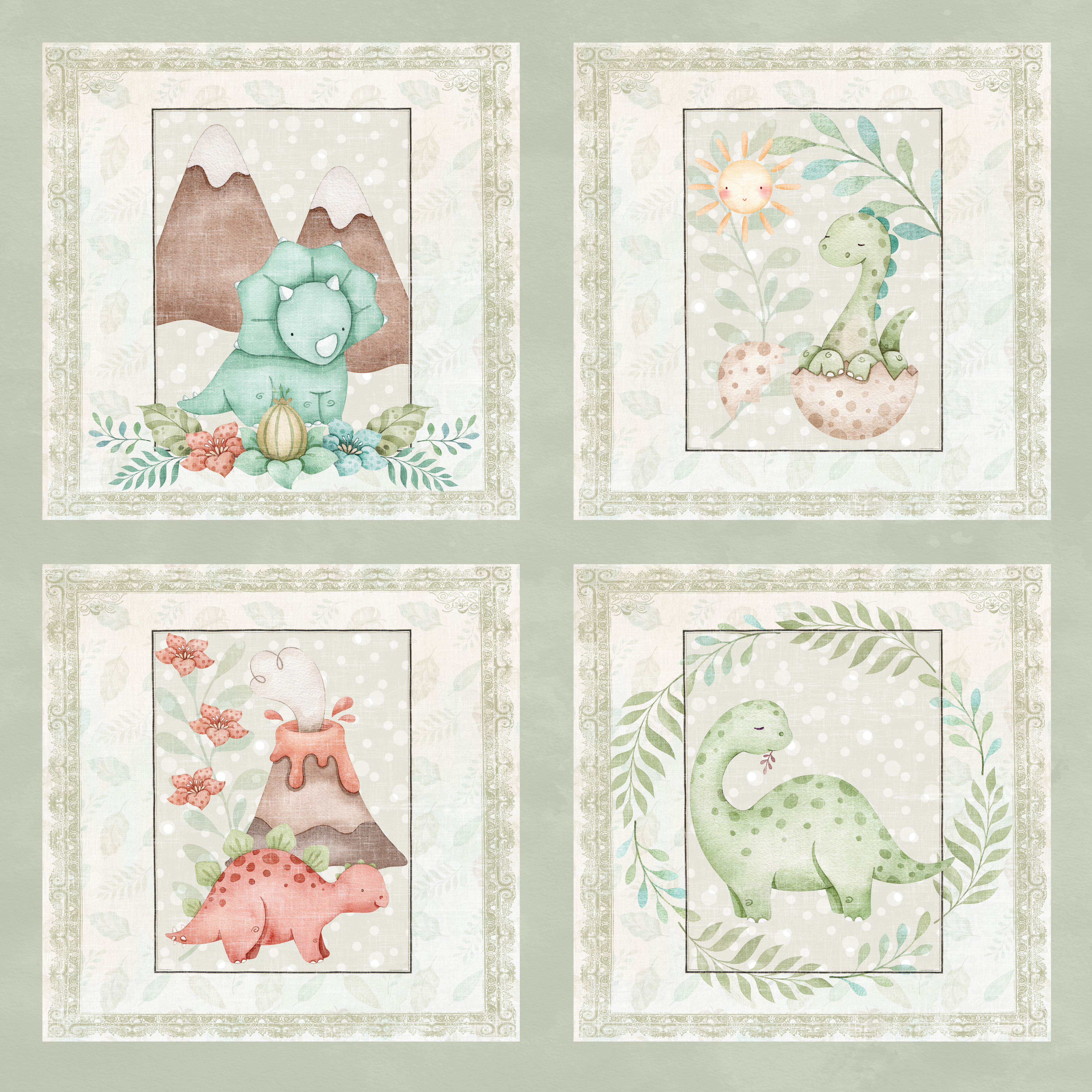 Paperpack Reprint - Dinos Collection pack 8x8 - 10