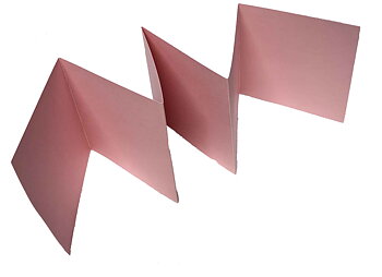 Accordion Cardstock Rosa