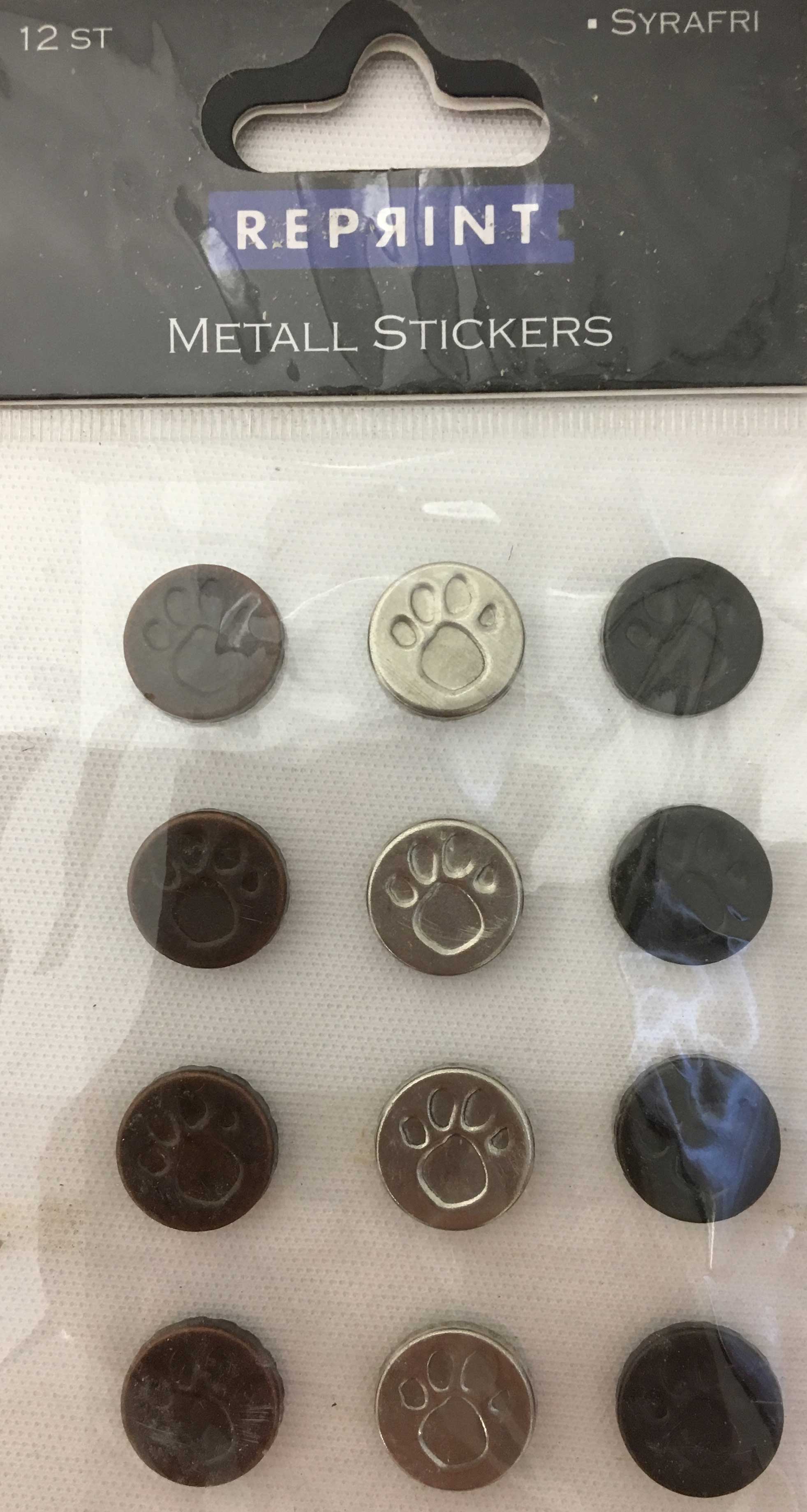 Metall decoration paw