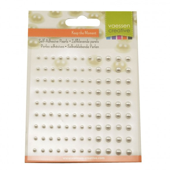 Pearls självhäftande  Vit 108 st