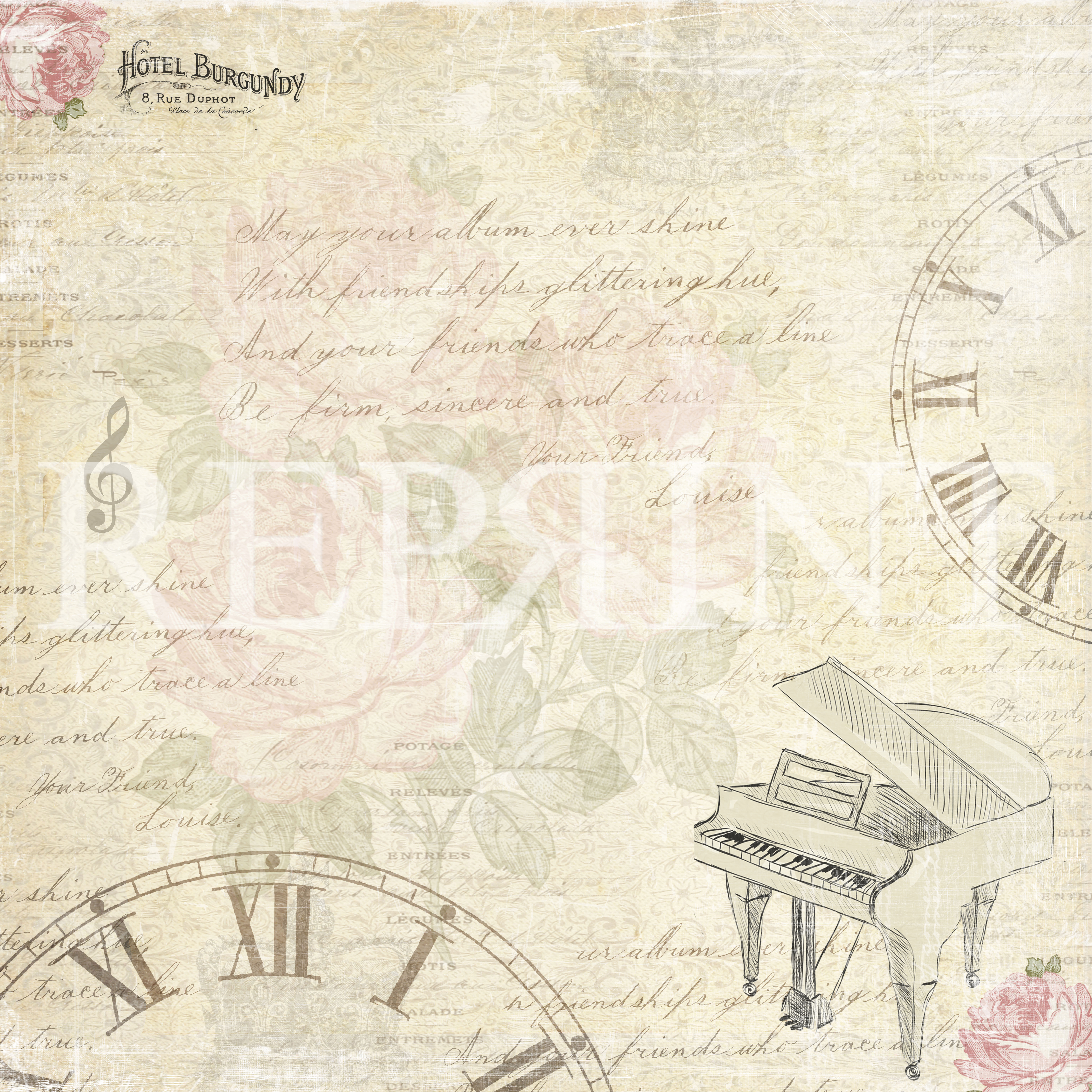 Music & Roses Collection -  Time to Play
