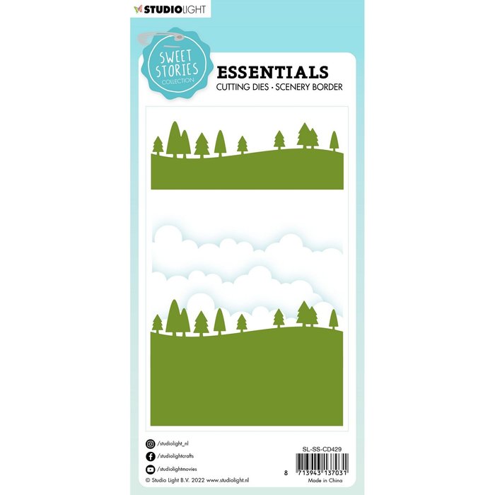 Studio Light • Sweet Stories Essentials Cutting Die Border trees - 2