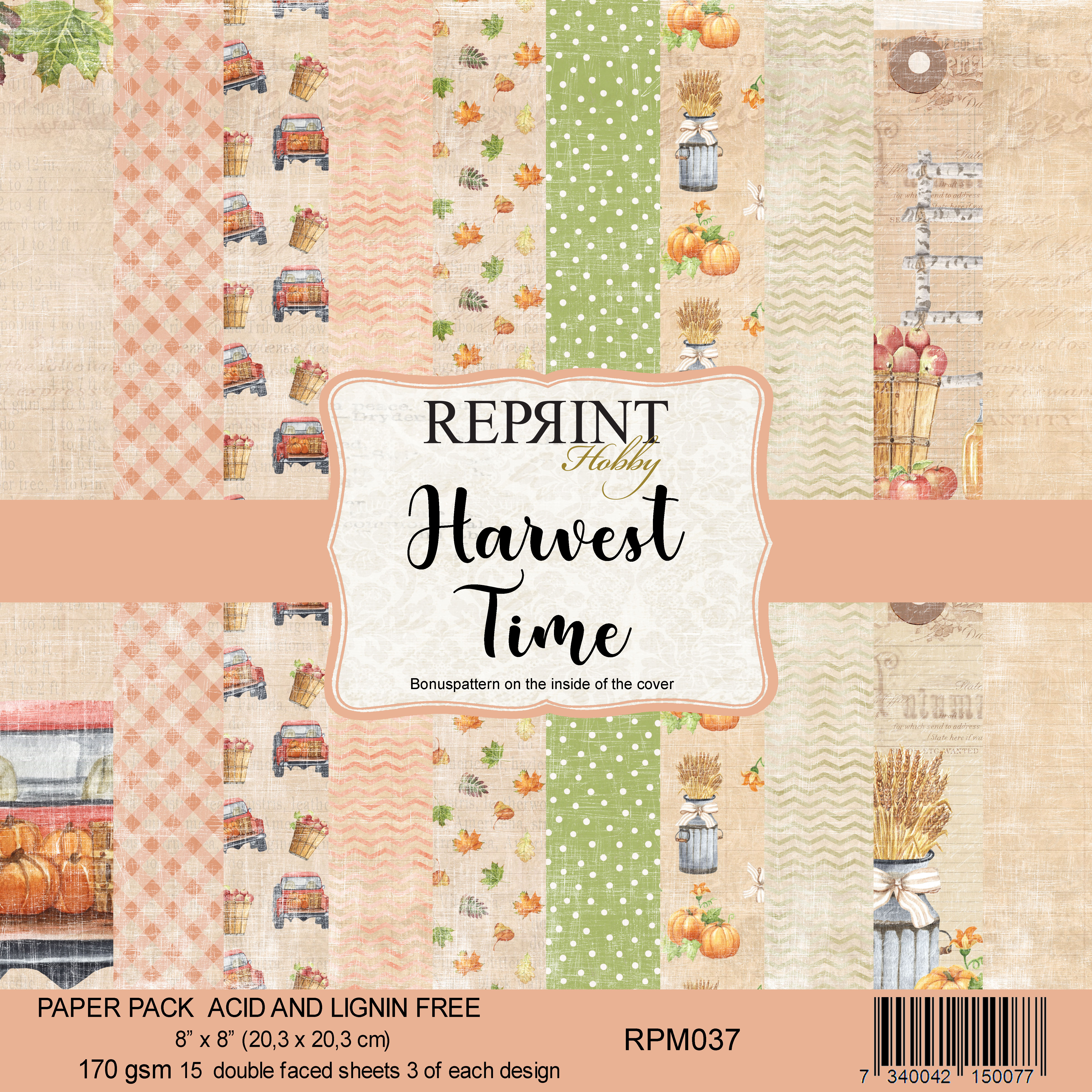 Paperpack Reprint - Harvest Time pack 8x8