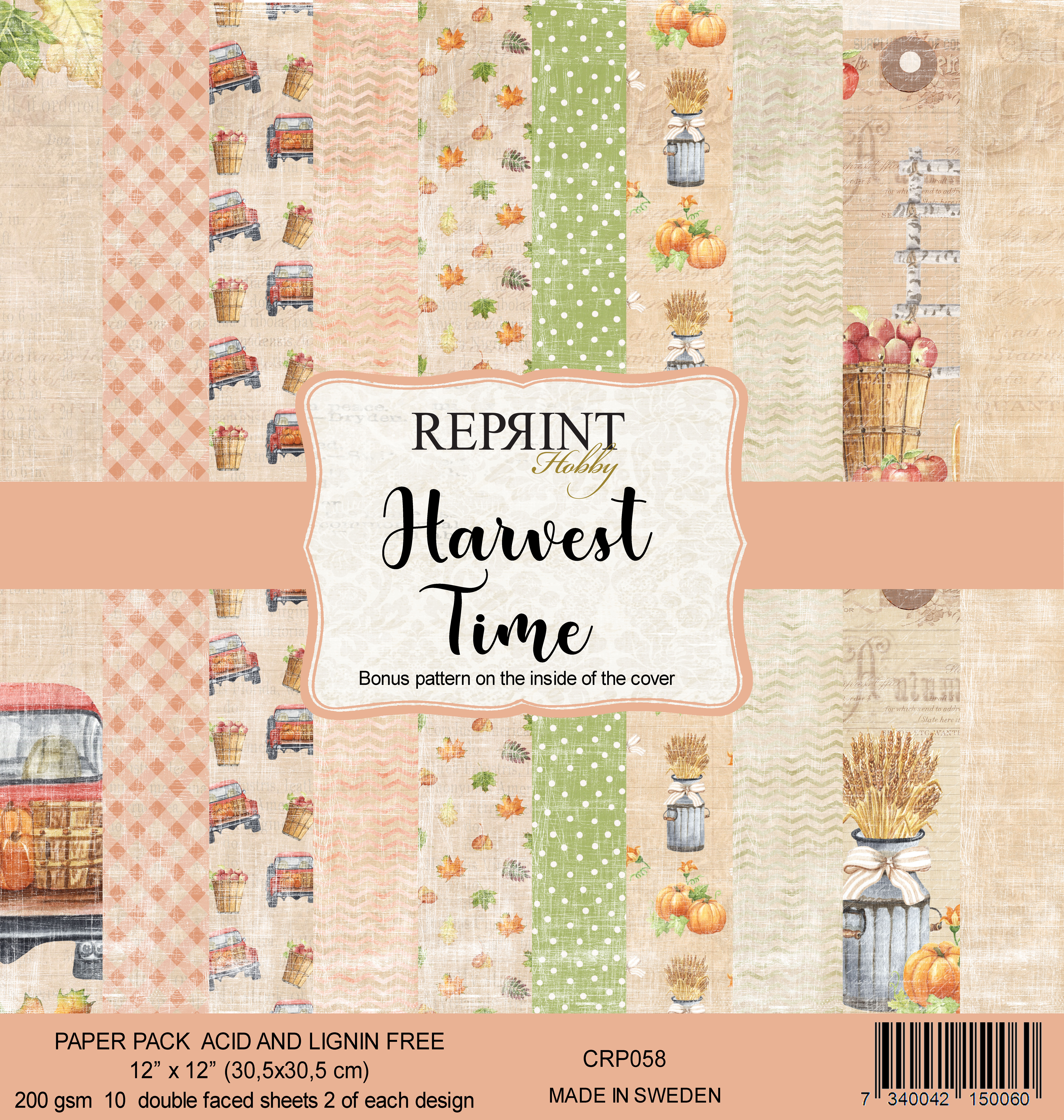 Paperpack Reprint -  Harvest TimeCollection Paperpack 12x12