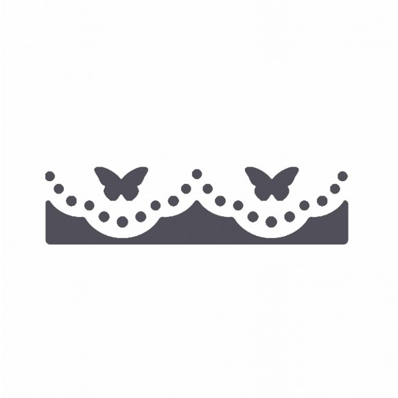 Punch Butterflies Border - 2