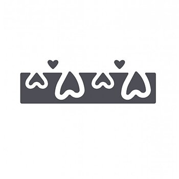 Punch Hearts Border