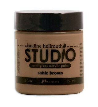 Claudine Hellmuth Studio acrylic paint Sable Brown