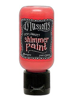 Dylusions Shimmer Paint Fiery Sunset, 1oz 
