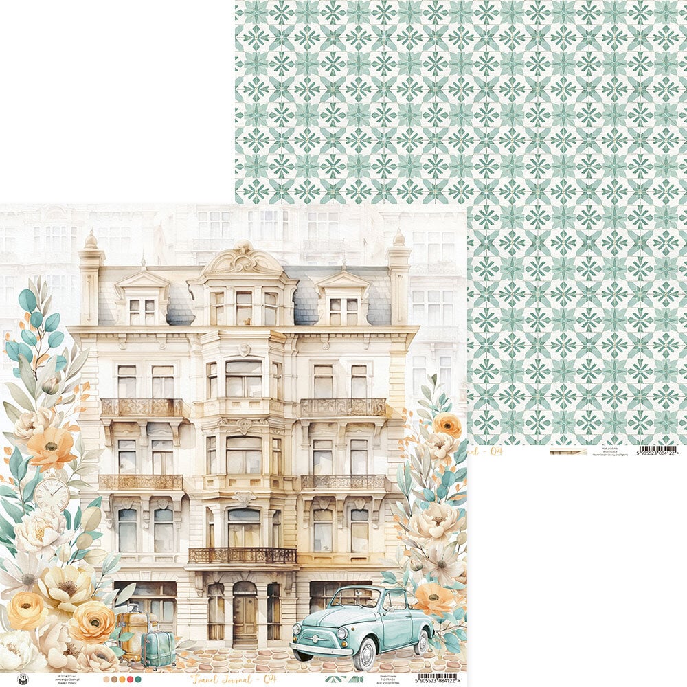 Travel Journal 12x12 Inch Paper Pad - 5