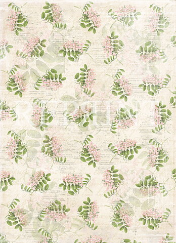 Love & Romance  Collection  A4 Pink Flowers