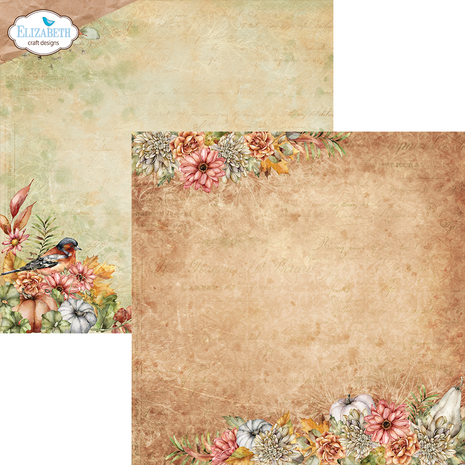 Autumn Harvest 12x12 Inch Patterned Cardstock Paper  - 7