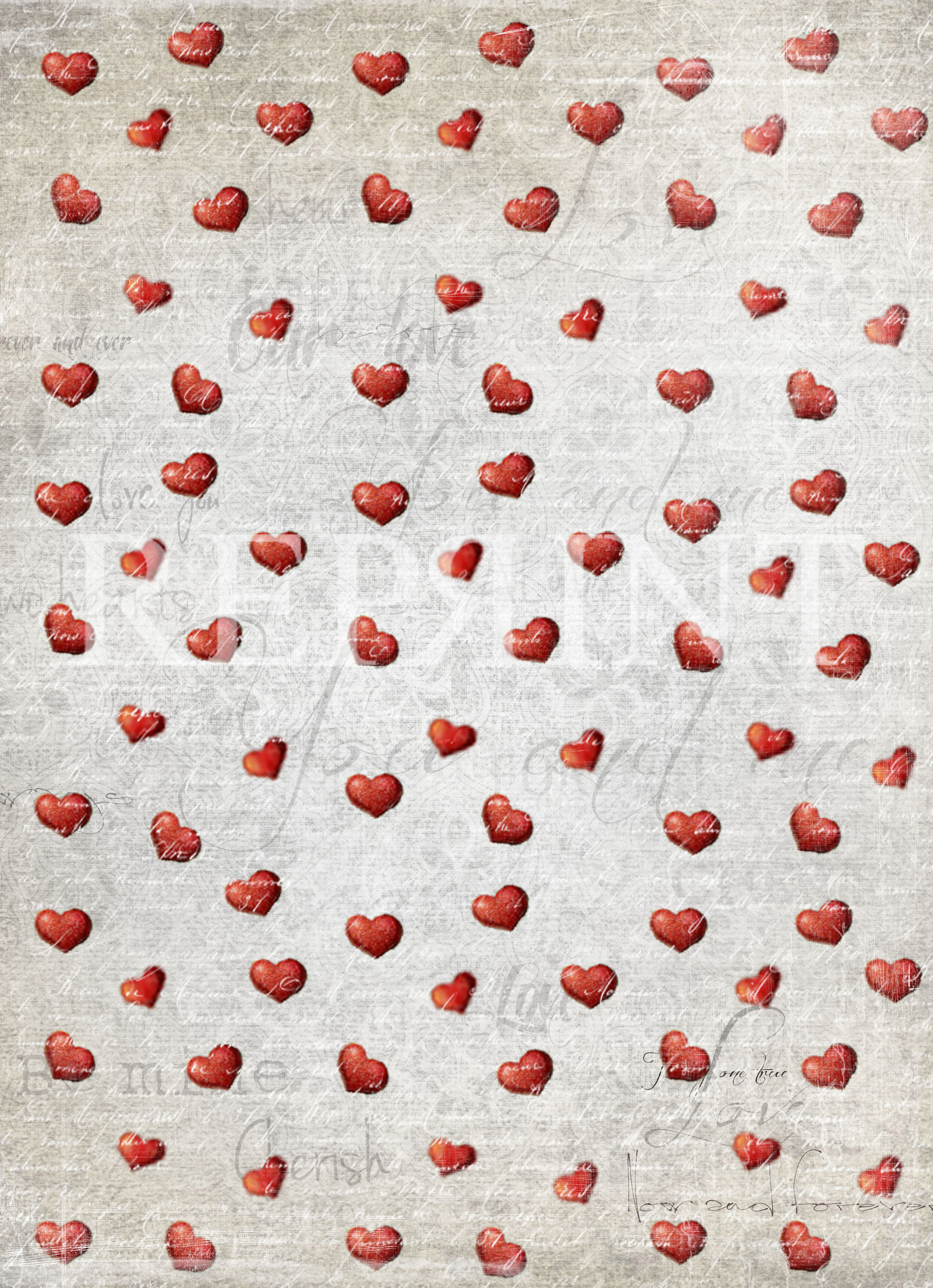 Love & Romance  Collection  Pack 10 sheets - 7