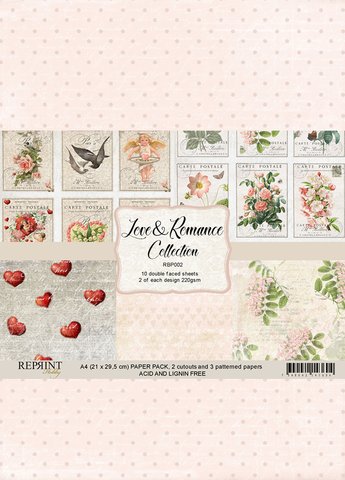 Love & Romance  Collection  Pack 10 sheets