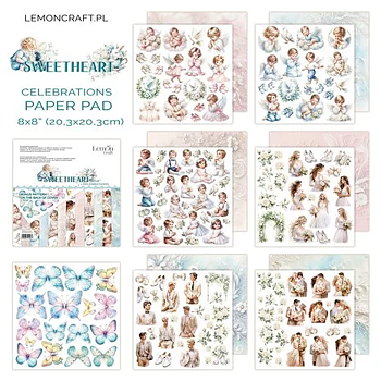 Sweetheart Celebrations 8x8 Inch Paper Pad 