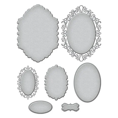 Cameo Frames Etched Dies - 2