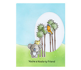 Spellbinders Playful Koalas Stamp & Die Set - 2