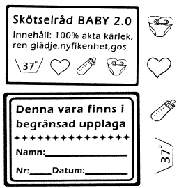 Baby samling  omonterat stämpelset