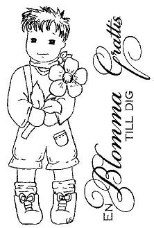 EZR055 Millas Blomster kille