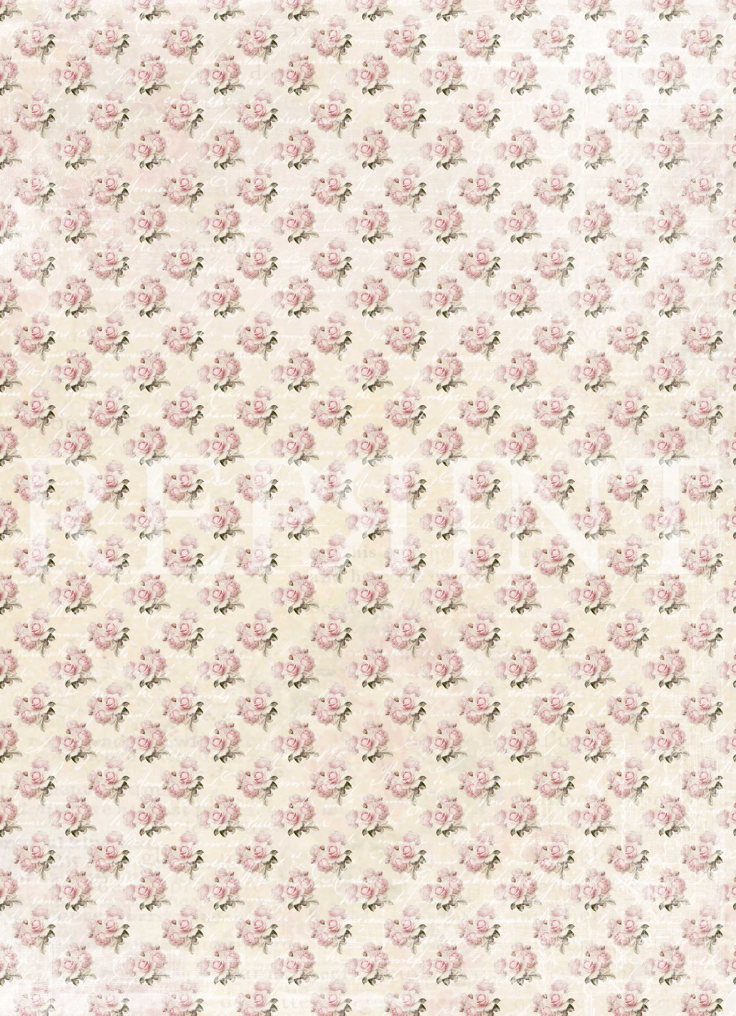 French Flowers - Small Roses A4 5ark