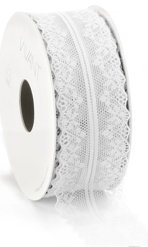 Ribbon Valentina White 1 Meter