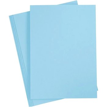 Cardstock A4 Himmelsblå 190gsm 10 ark släta