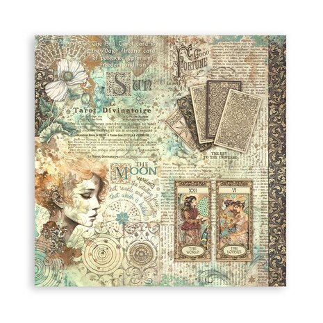 Fortune 8x8 Inch Paper Pack (Single Face)  - 16
