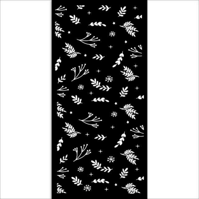 Stencil Slimline Christmas 