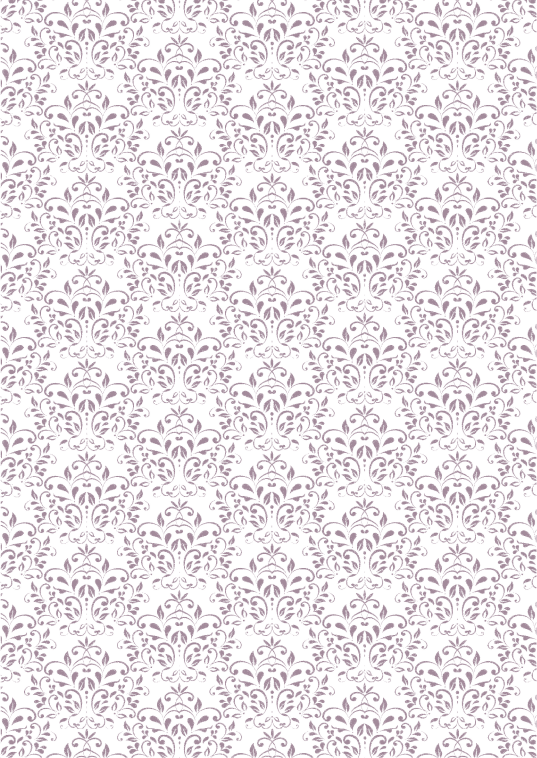 Vintage Lilac  Damask Basic Collection A4 10 ark