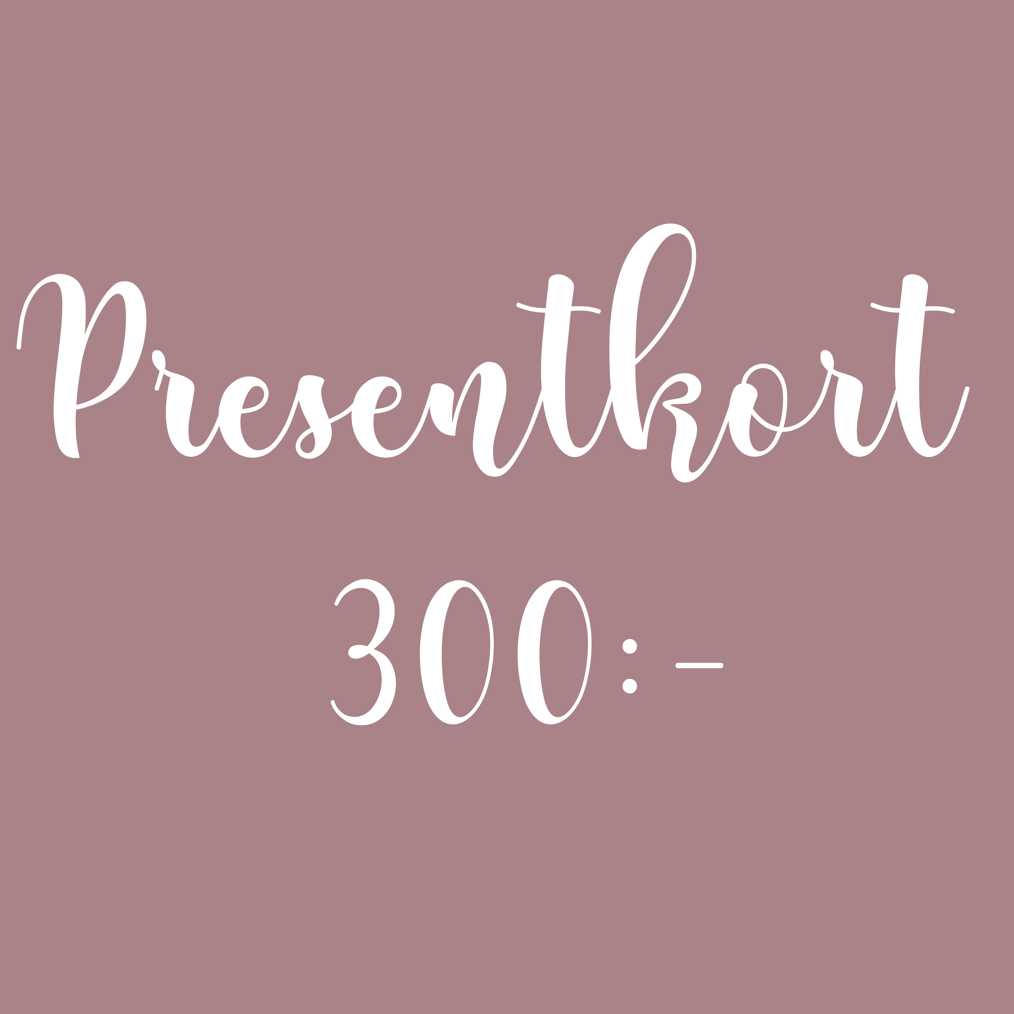 Giftcard 300 SEK
