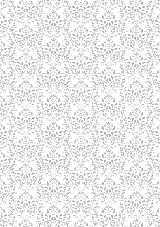 Vintage  Grey Damask Basic Collection A4 10 ark
