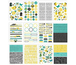 Simple Stories Simple Vintage Lemon Twist Sticker Book 