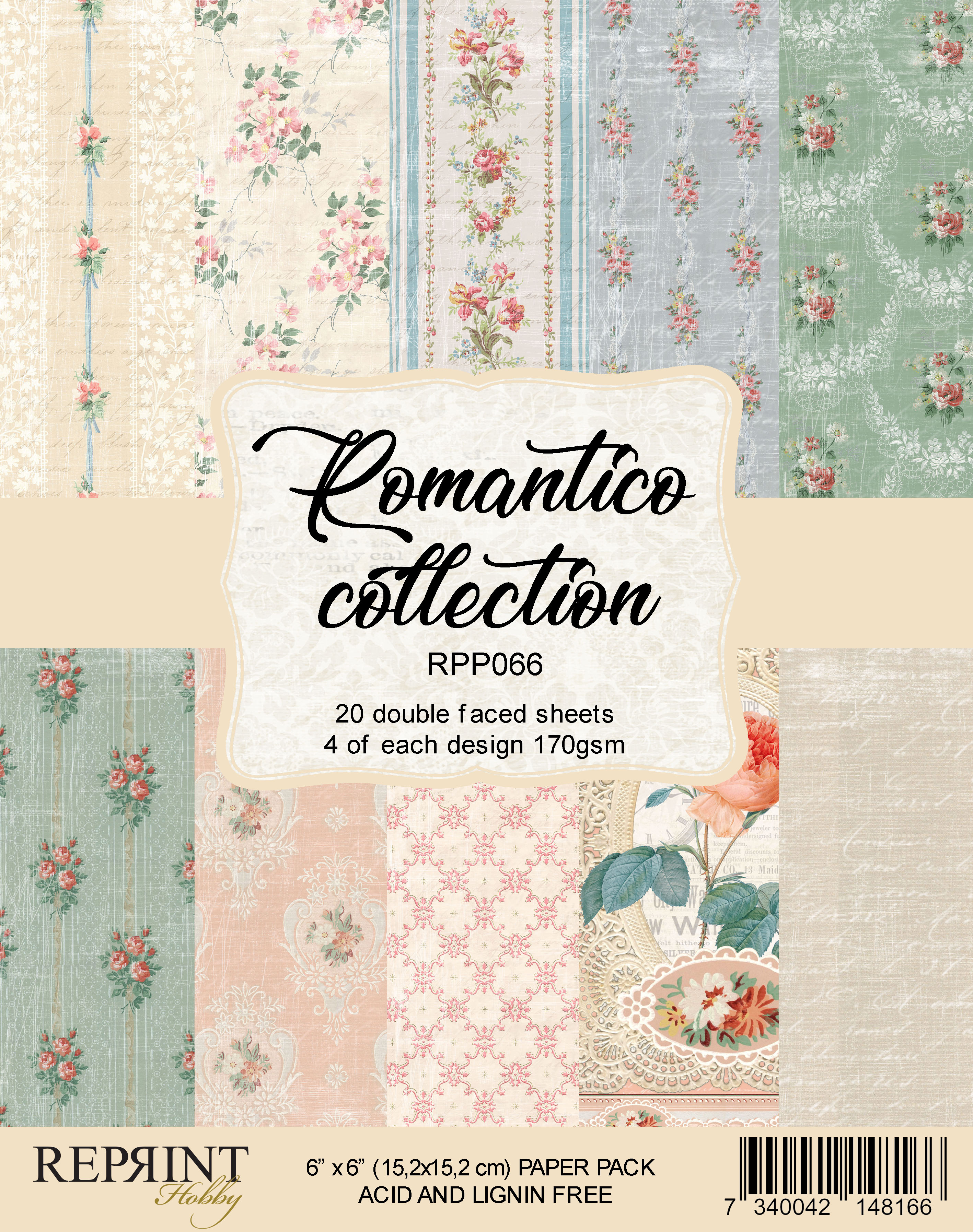 Romantico  Collection pack 6x6