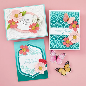 Timeless Hearts Border Etched Dies