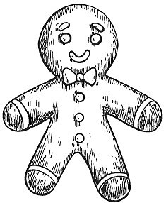 Liten pepparkaksgubbe