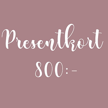Presentkort 800:-