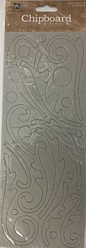 Chipboard Flowers and swirls
