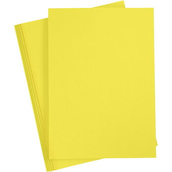 Solgul A4  190gsm 10 ark släta