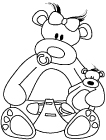  Teddy baby flicka