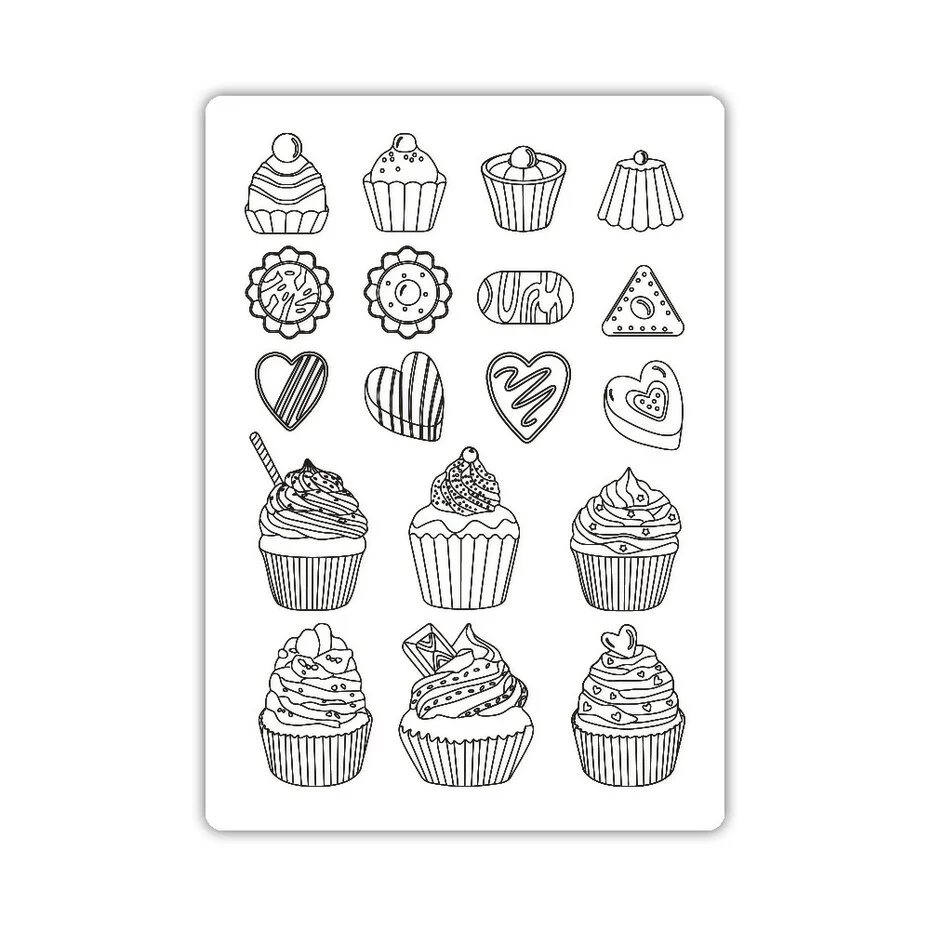 Coffee and Chocolate Silicon Mould A5 Sweets - 2