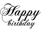 GU2126 C Happy Birthday