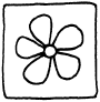 OM262 A Blomma i ram