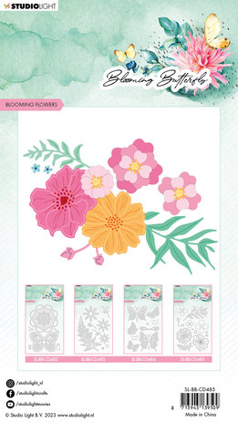 Blooming Butterfly Cutting Die Blooming Flowers  - 2