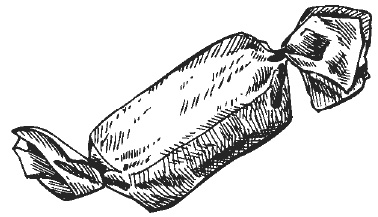 Avlång karamell