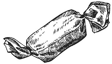 Avlång karamell